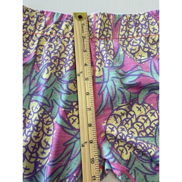 Ivory Ella Pineapple Print fold Over Waistband Capri Leggings Women/Juniors  XS - Picture 7 of 9